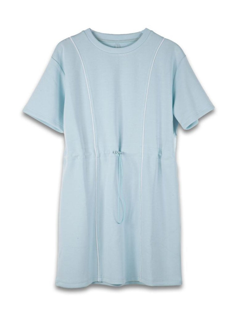 Short Sleeve Lounge Dress | Robin Egg Blue