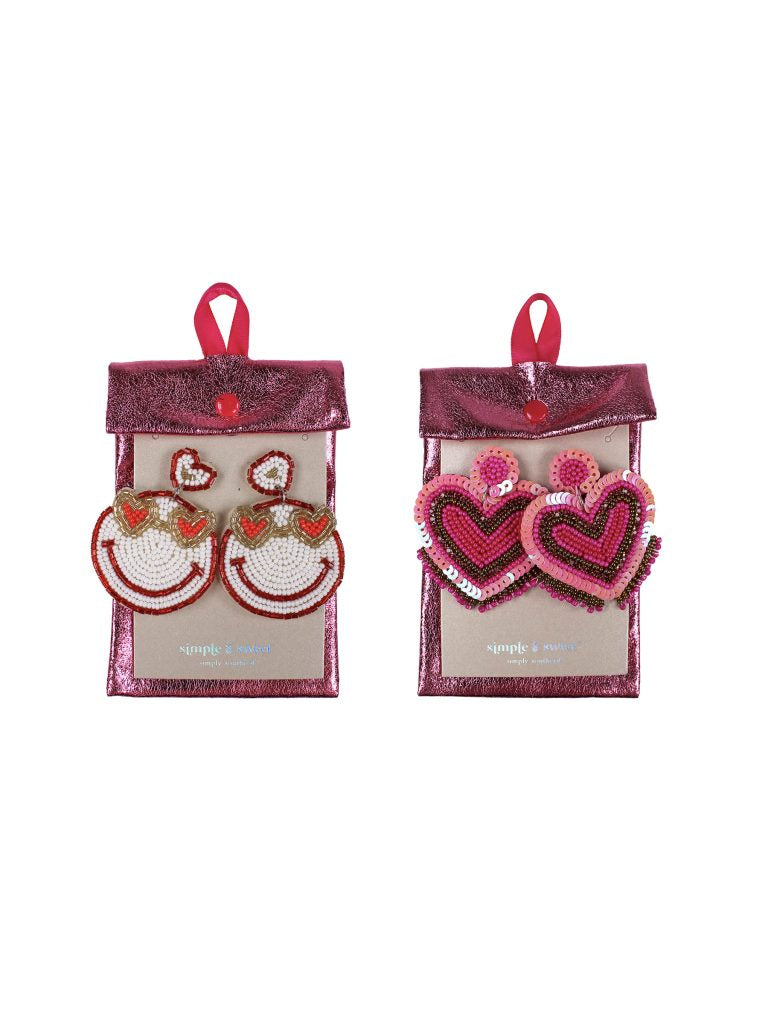 Simply Southern Valentines Earrings Heart