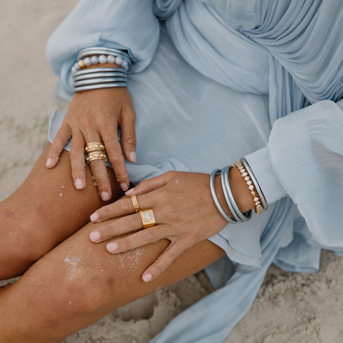 CELESTE ALL WEATHER BANGLES® (AWB®) - SET OF 6