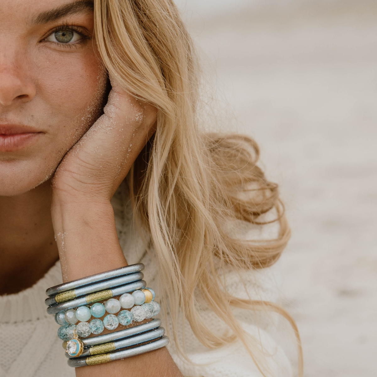 CELESTE ALL WEATHER BANGLES® (AWB®) - SET OF 6