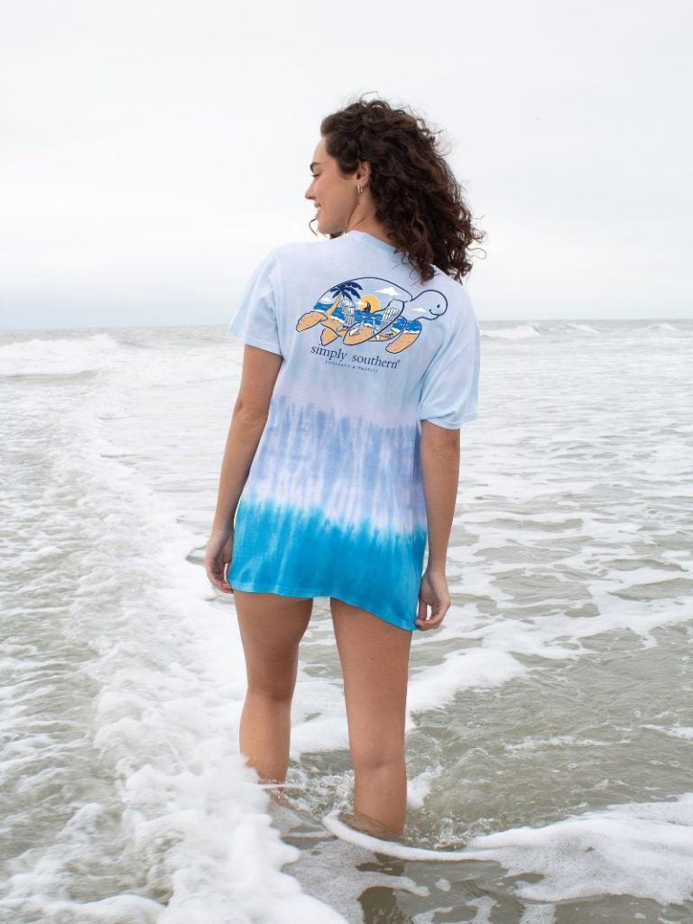 Simply Southern "Track Chair Cloud" Short Sleeve Tee