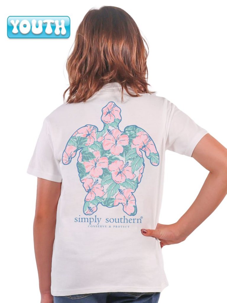 Simply Southern Youth "Track Tropic" Short Sleeve Tee