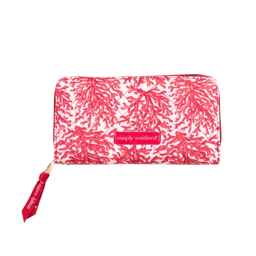Quilted Snap cross simply southern wristlet