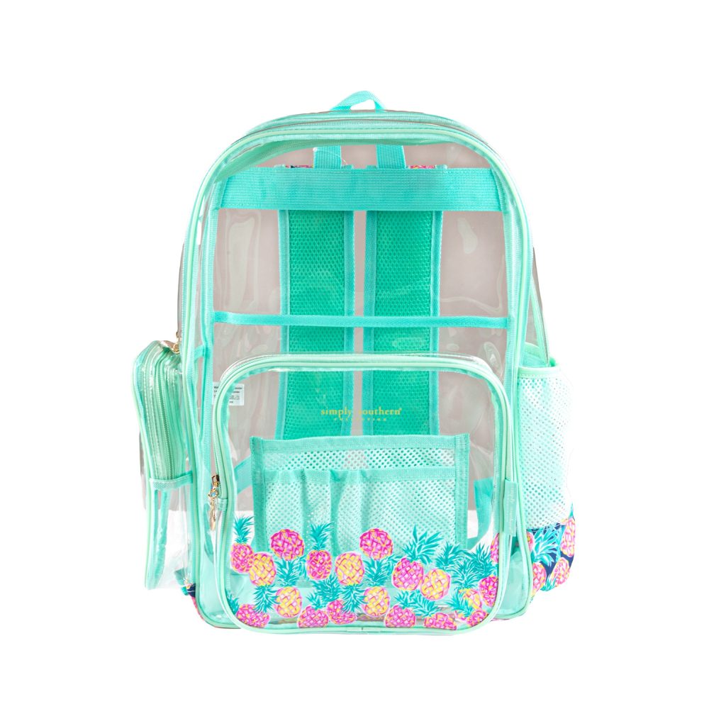 Simply Southern CLEAR BACKPACK IN pineapple