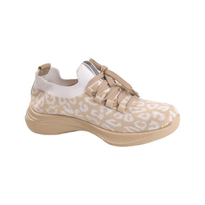 Simply Southern Sneakers for Women in tan Leo