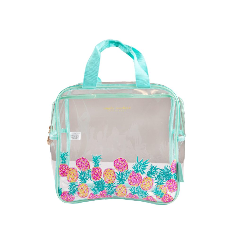 Simply Southern CLEAR LUNCH BOX IN pineapple