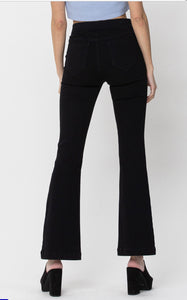 Cello Mid Rise Pull On Petite Jeans in Black