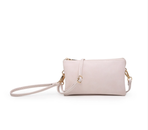 Riley Monogrammable 3 Compartment Crossbody/Wristlet, VARIOUS STYLES