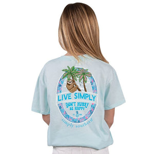 Simply Southern “sloth” Youth Short Sleeve Shirt