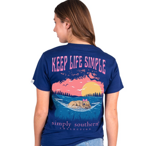 Simply Southern “Keep Life Simple” Youth Short Sleeve Tshirt