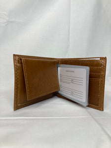 Zep-Pro Embossed Georgia Southern Eagles Genuine Leather Bifold or Trifold Wallet