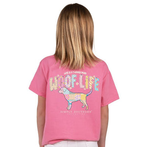 Simply Southern “woof” Youth Short Sleeve Shirt