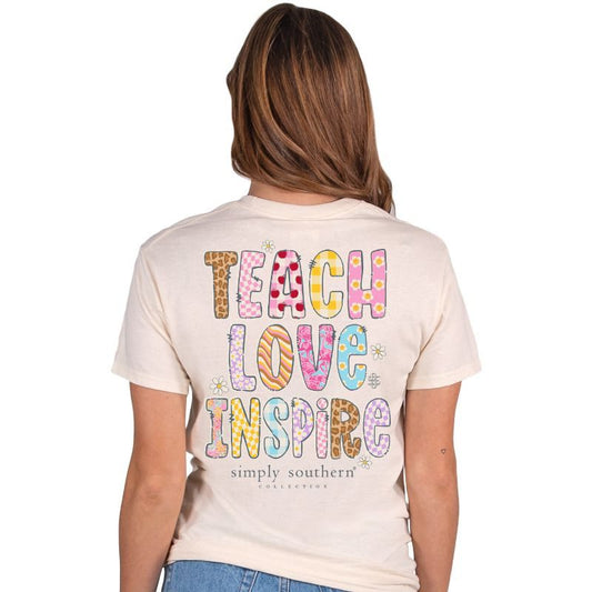 Simply Southern “teach ” Short Sleeve Tee