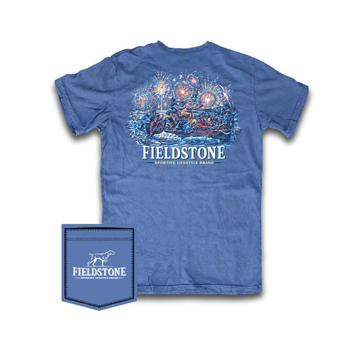 Fieldstone Washington Crossing Shirt Sleeve Pocket Tee