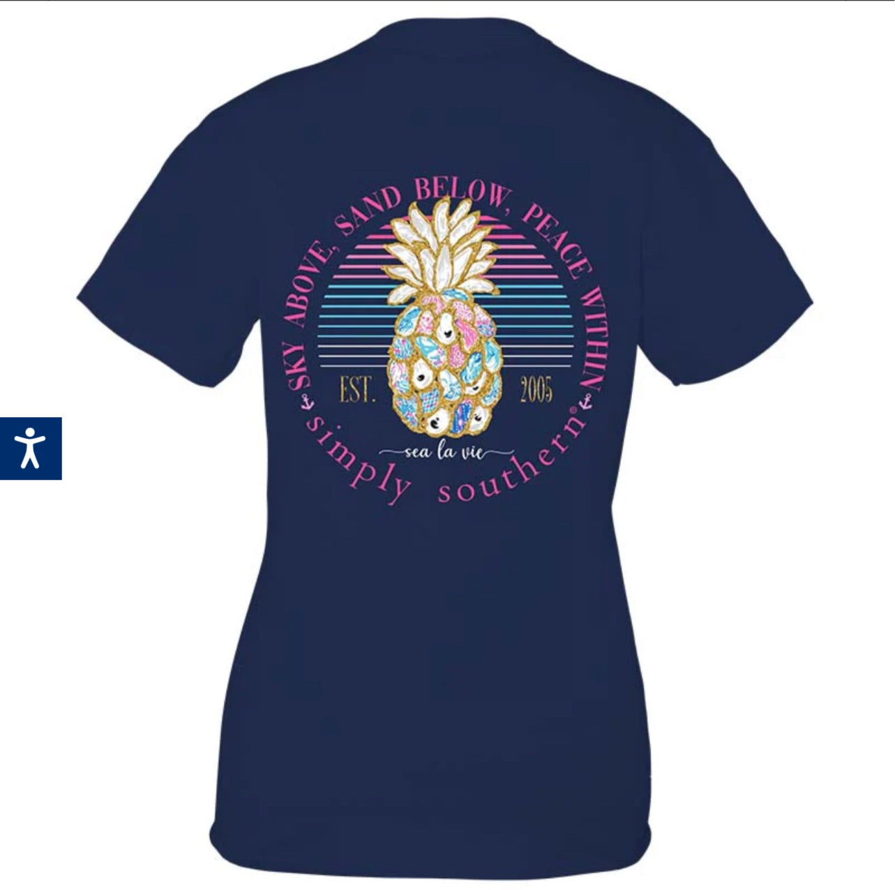 Simply Southern “Oyster ” YOUTH Short Sleeve Shirt