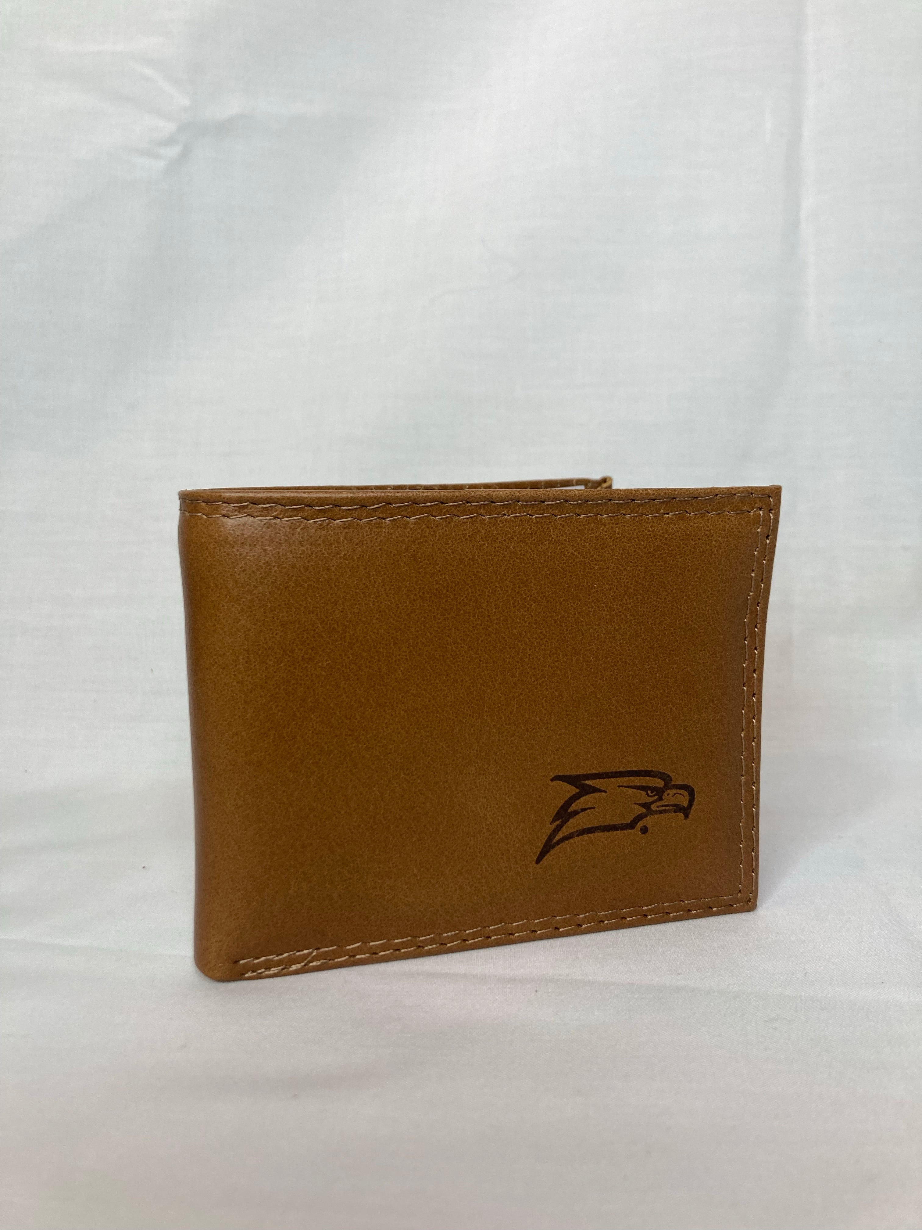 Zep-Pro Embossed Georgia Southern Eagles Genuine Leather Bifold or Trifold Wallet