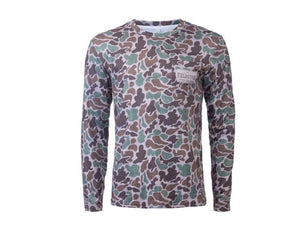 Dry-fit Pocketed L/S Camo Tee
