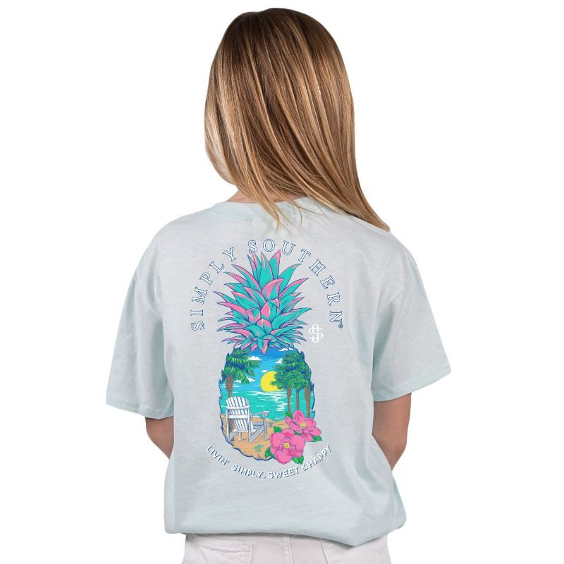 Simply Southern “Pinebeach Breeze” Youth Short Sleeve Shirt