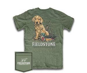 Youth Fieldstone Retriever Puppy and Duck