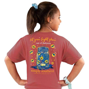 Simply Southern “Let Your Light Shine” Youth Short Sleeve Tshirt